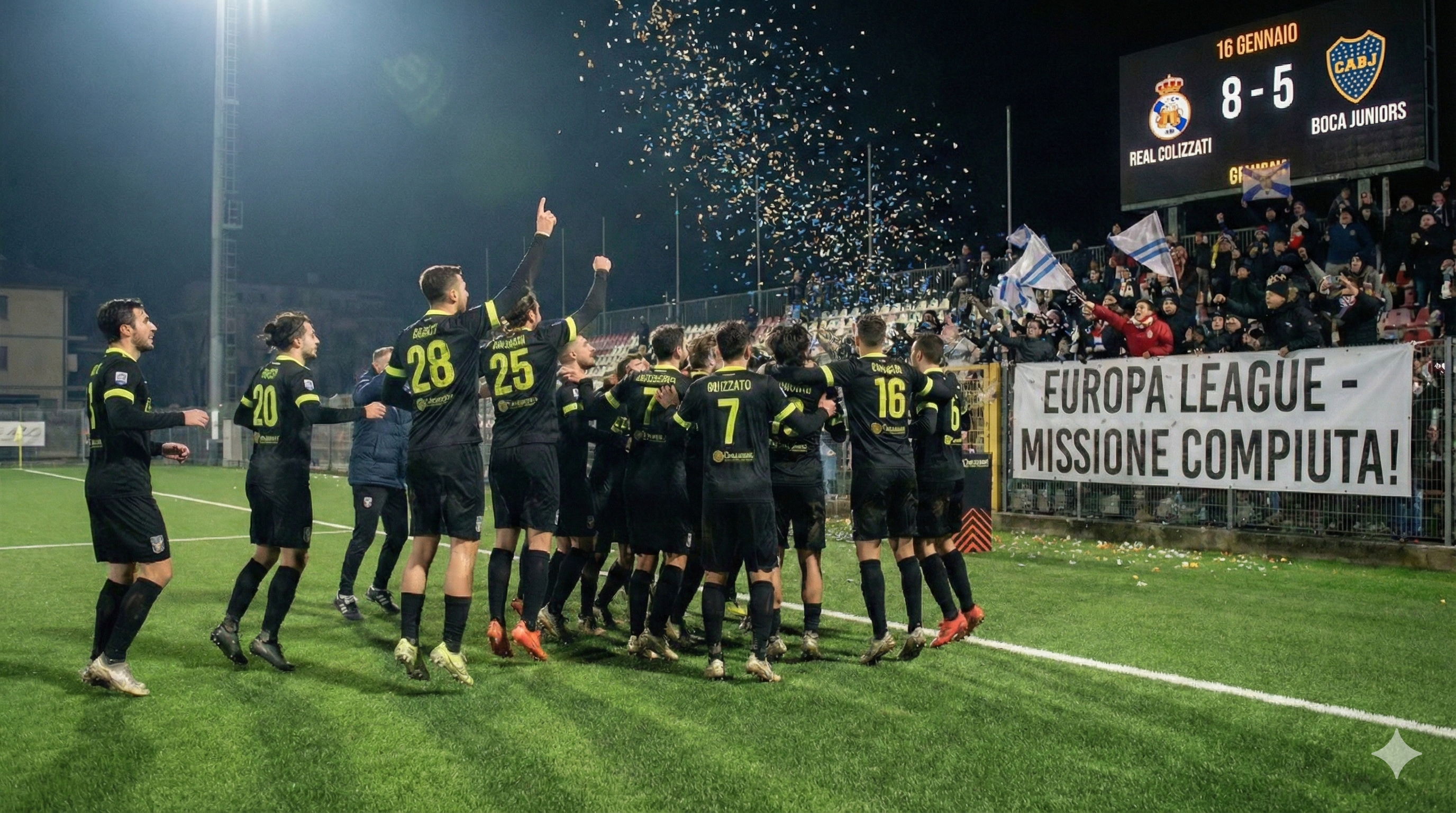Missione Compiuta: Il RealColizzati vola in Europa League!